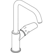 Hansgrohe - Waschtischmischer 240 FOCUS chrom ohne Ablaufgarnitur