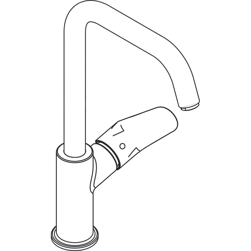 Hansgrohe - Waschtischmischer 240 FOCUS chrom ohne Ablaufgarnitur