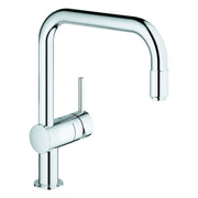 Grohe - Spültisch EHM MINTA 32067 1/2 U-Auslauf ausz. Mousseur chrom