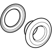 Geberit Vertriebs - Flansch mit Schleifring zu BW-Ablauf mit Druckbet. PushControl glanzverchromt