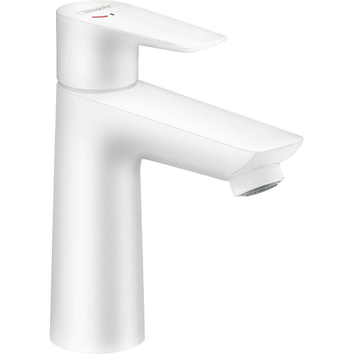 Hansgrohe - Waschtischmischer 110 TALIS E CoolStart mattweiß ohne Ablaufg