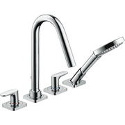 Hansgrohe - 4-Loch Wannenarmatur AXOR CITTERIO M 34454000 chrom Fertigset m.Hebelgr.+Ros