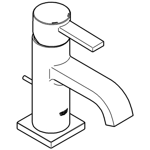 Grohe - Waschtisch EHM ALLURE 32757 EcoJoy chrom