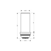 Hansgrohe - Verlängerung Standrohr AXOR STARCK 97686000 60mm chrom