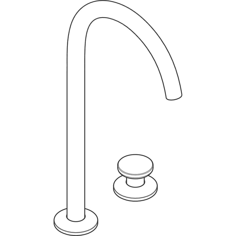 Hansgrohe - 2-L.Waschtischmischer Select 260 AXOR One m.Push-Open Ablaufg.mattschwarz