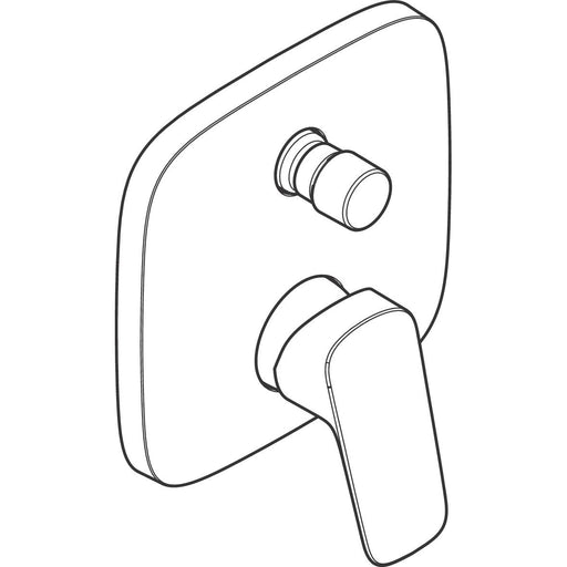 Hansgrohe - Wannenmischer Unterputz Logis Fertigset mattschwarz