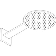 Hansgrohe - Kopfbrause 300 1jet Axor mattschwarz mit Brausearm