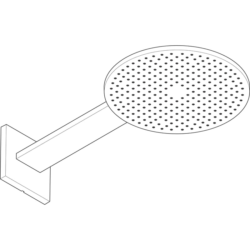 Hansgrohe - Kopfbrause 300 1jet Axor mattschwarz mit Brausearm
