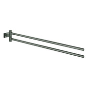 Grohe - Handtuchhalter ESSENTIALS Cube 40624_1 2-armig 439mm hard graphite geb