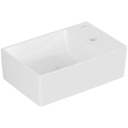 VILLEROY & BOCH - Handwaschbecken Memento 2.0 400x260mm Rechteck 1HL. ohne Überlauf Weiß Alpin
