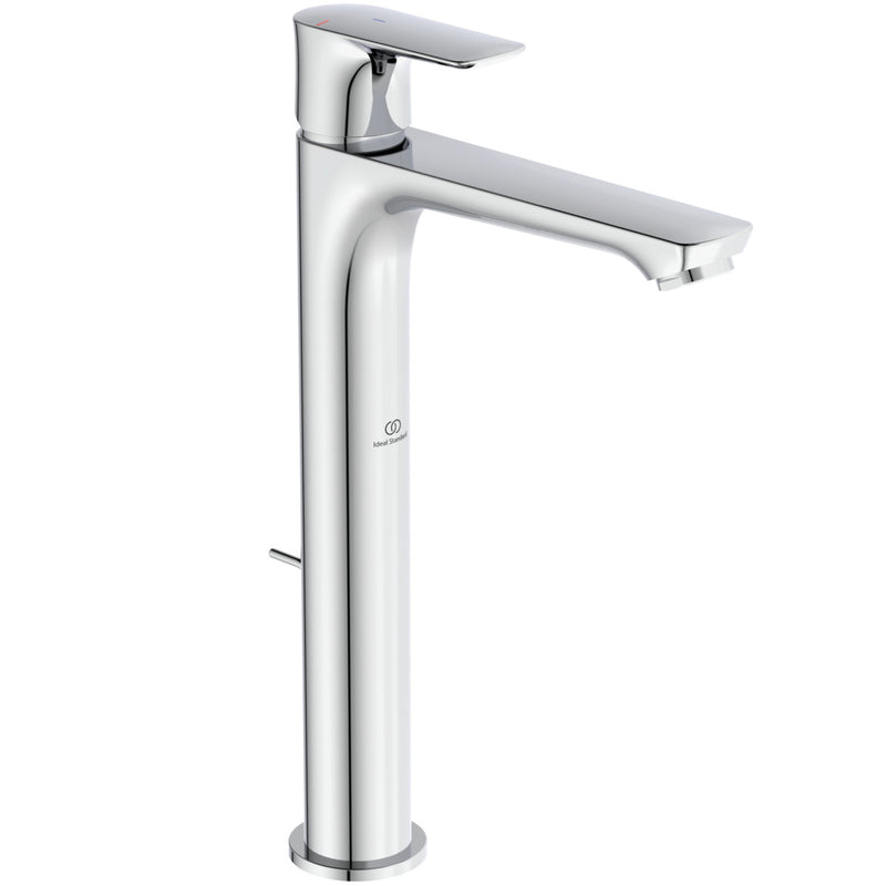 Ideal Standard - WT-Arm. CONNECT AIR, Slim, BlueStart, m.verl.Sockel, m.Ablgarn., Chrom