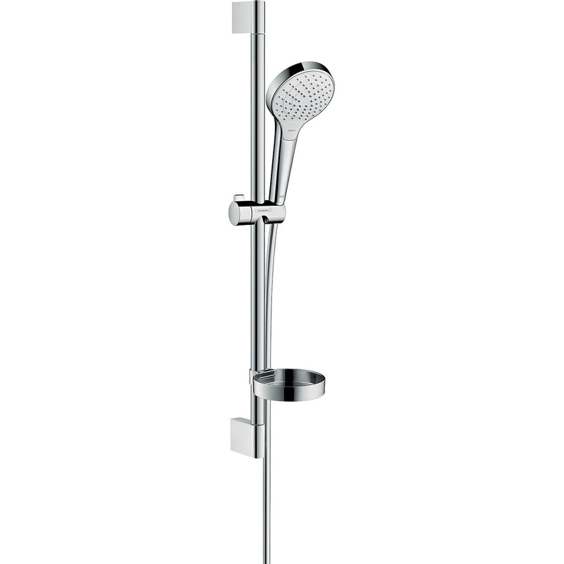 Hansgrohe - Brausenset CROMA Select S Vario/ UNICA 650mm weiß/chrom mit Seifenschale