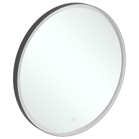 VILLEROY & BOCH - Spiegel Subway 3.0 712x712x45mm m. Bel. BiColour (Black Matt White Matt)