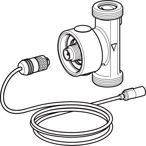 Geberit Vertriebs - Temperatur- und Volumenstromsensor mit Buchsenende, extern, G3/4, DN15