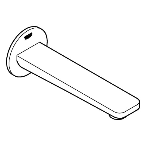 Grohe - Wanneneinlauf LINEARE 13383 Wandmontage chrom