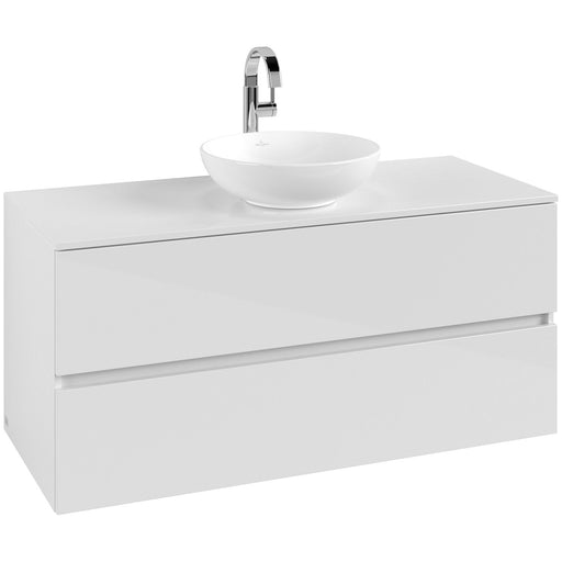 VILLEROY & BOCH - Konsolen-Unterschrank 1200mm f AWT 2 Ausz 1 Aussch mLB C518H1 VS White