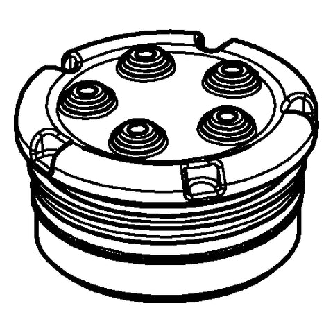 Grohe - Pulsatorelement 45656 für Pulsator-Brause dunkelgrau