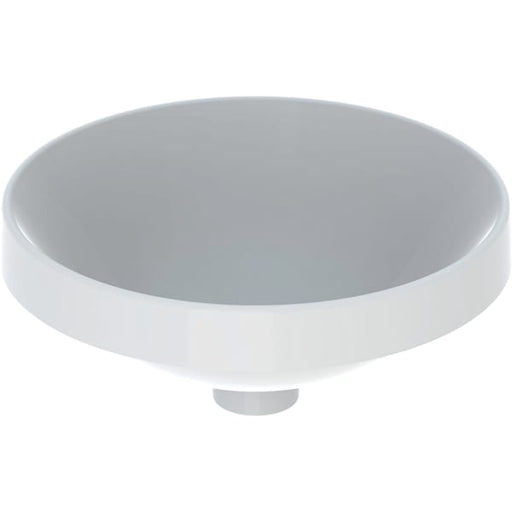 Geberit Vertriebs - Einbau-WT VARIFORM, rund, d:400mm ohne Hahnloch, o. Ül., weiß, KeraTect