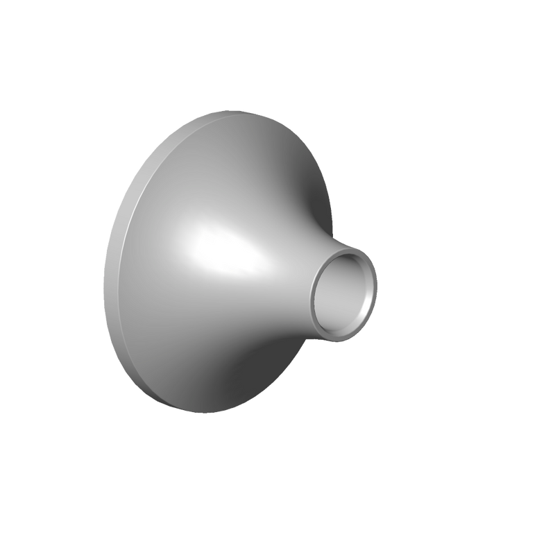 Dornbracht - Rosette für Auslauf Ersatzteile 092780011 D.60x37mm platin gebürstet