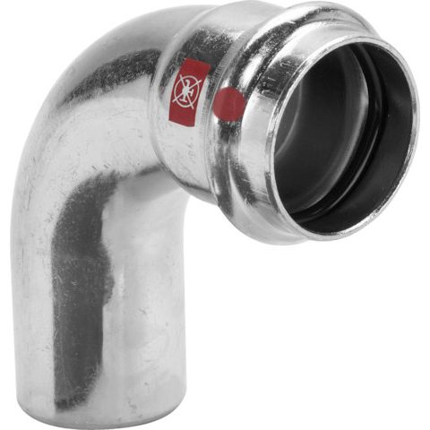 Viega - Bogen 90 Grad PRESTABO 1116.1 42mm Stahl verzinkt