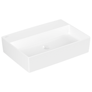 VILLEROY & BOCH - Aufsatzwaschbecken Memento 2.0 600x 420mm Rechteck ohne Überlauf Weiß Alpin