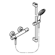 Grohe - THM-Brausebatterie Grohtherm 800 C 34768_1 mit Brausegarnitur 600mm chrom