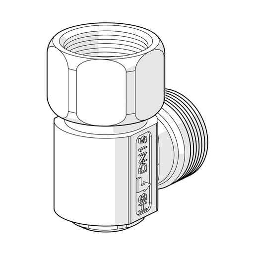 Hansa - Brauseschlauch-Entleerventil HANSAJET 0405 chrom