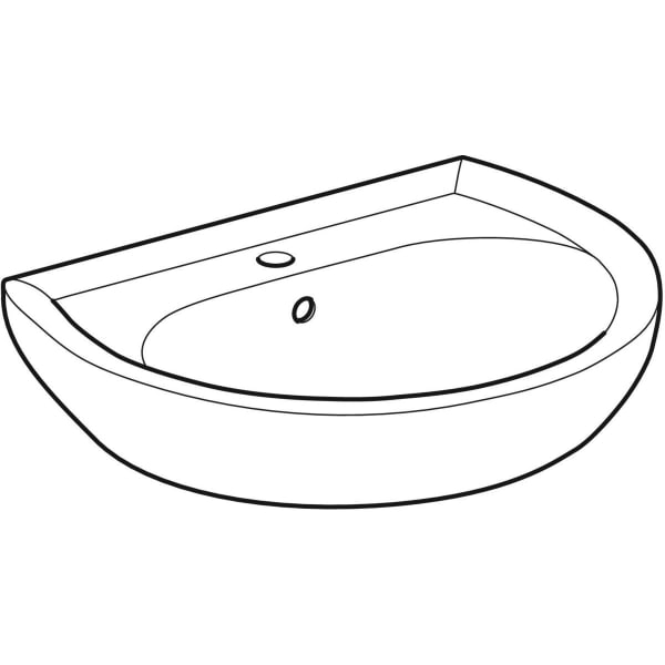 Geberit Vertriebs - Waschtisch RENOVA NR.1 223060 600x490mm beige