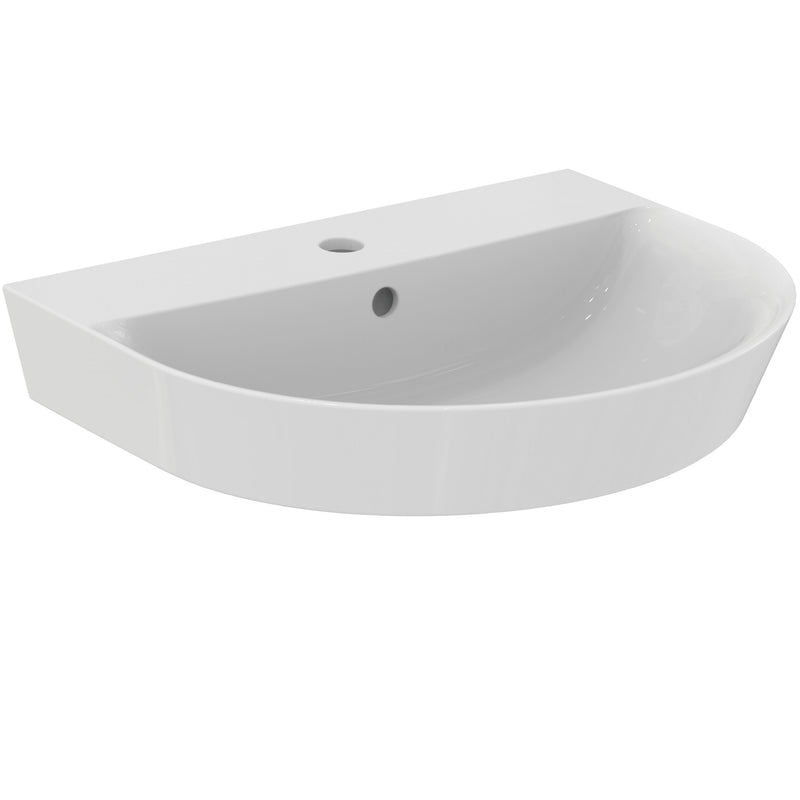 Ideal Standard - Waschtisch CONNECT AIR ARC, 1 Hl., m.Ül., 550x460x160mm, Weiß mit IP