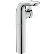 Ideal Standard - Waschtischarmatur MELANGE,o.Ablgarn., m.verl.Sockel, Ausld. 124mm, Chrom