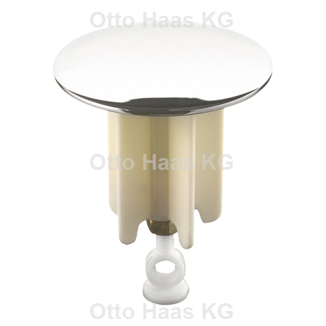 Otto Haas KG - Universal-Excenterstopfen 11/4 62mm, diebstahlsicher, verchromt