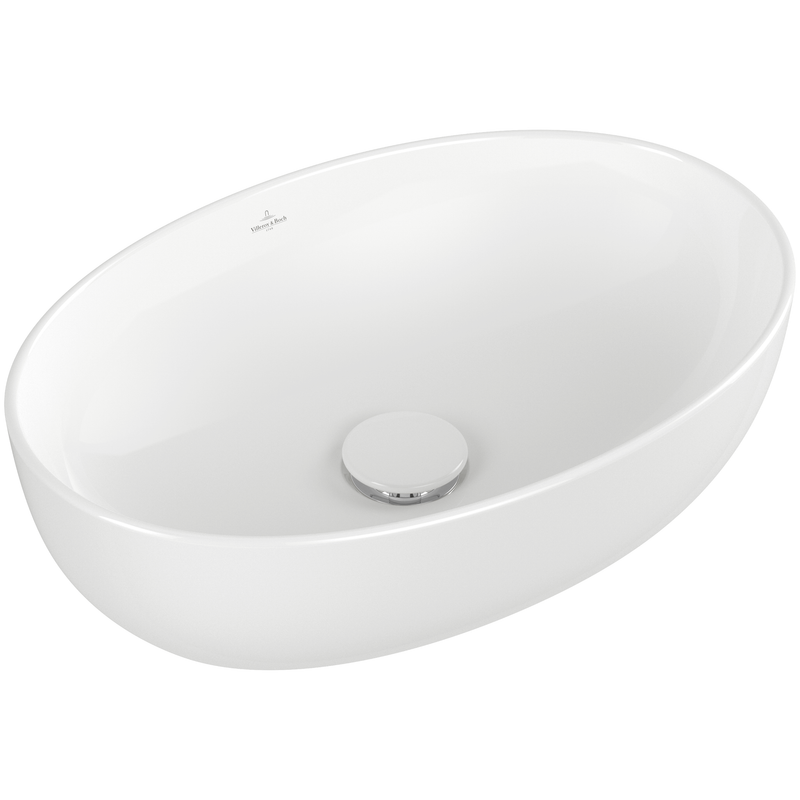 VILLEROY & BOCH - Aufsatzwaschbecken Artis 480x325mm Oval o. Überlauf Weiß Alpin CeramicPlus