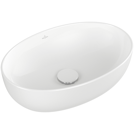 VILLEROY & BOCH - Aufsatzwaschbecken Artis 480x325mm Oval o. Überlauf Weiß Alpin CeramicPlus