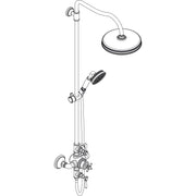Hansgrohe - Showerpipe AXOR Montreux brushed nickel m.Thermostat Hebelgriff