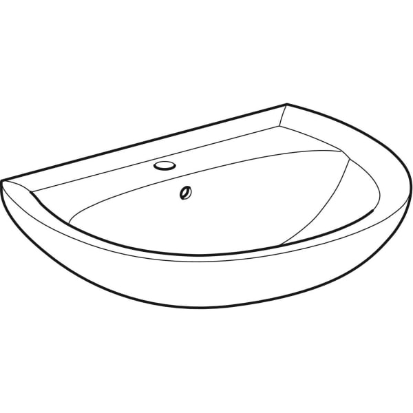 Geberit Vertriebs - Waschtisch RENOVA NR.1 223065 650x510mm beige