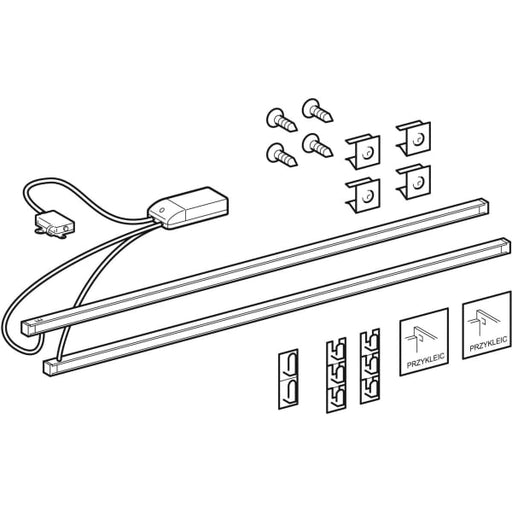 Geberit Vertriebs - LED Komplett-Set zu XENO2 WTU's 1200mm