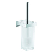 Grohe - WC-Bürstengarnitur SELECTION CUBE 40857 Glas/Metall Wandmontage chrom