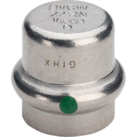 Viega - Verschlusskappe SANPRESS Inox 2356 35mm Edelstahl