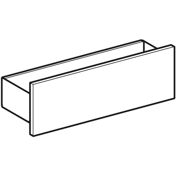 Geberit Vertriebs - Smyle Square Wandablage 45x14,8x14,3cm, Nussbaum