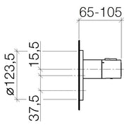 Dornbracht - Fertigset für UP Thermostat TARA 36416979-00 chrom