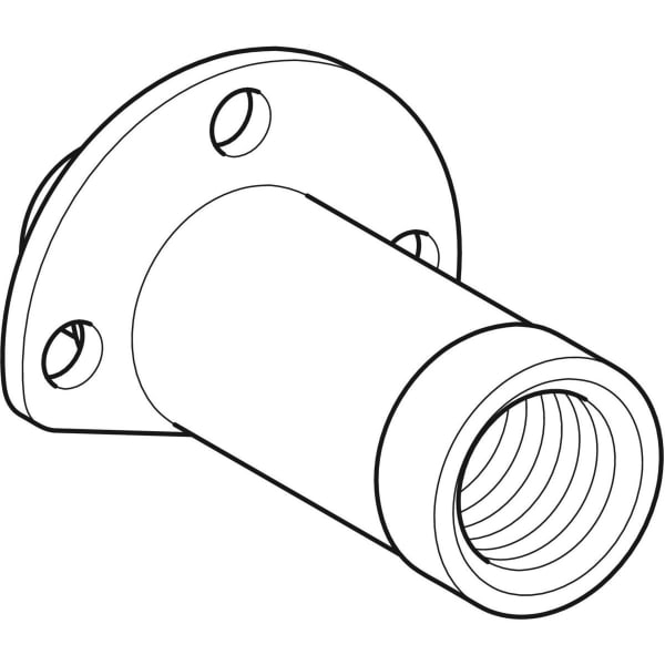 Geberit Vertriebs - Anschluss gerade mit AG für MEPLAFIX Rg R1/2-Rp1/2 L:66mm