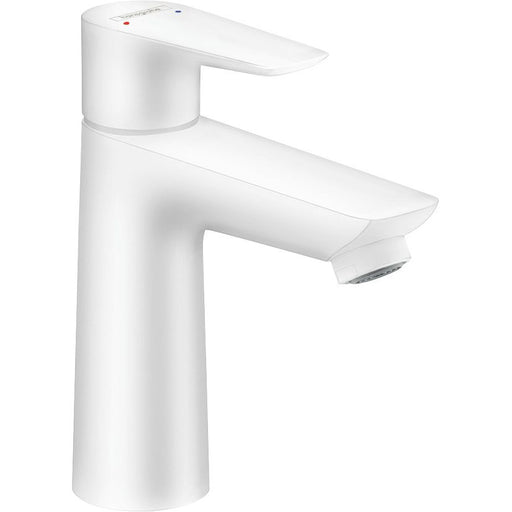 Hansgrohe - Waschtischmischer 110 TALIS E mattweiß ohne Ablaufgarnitur