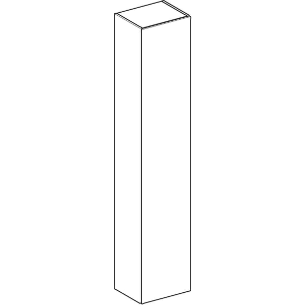 Geberit Vertriebs - iCon Hochschrank mit einer Tür 36x180x29,1cm, sandgrau