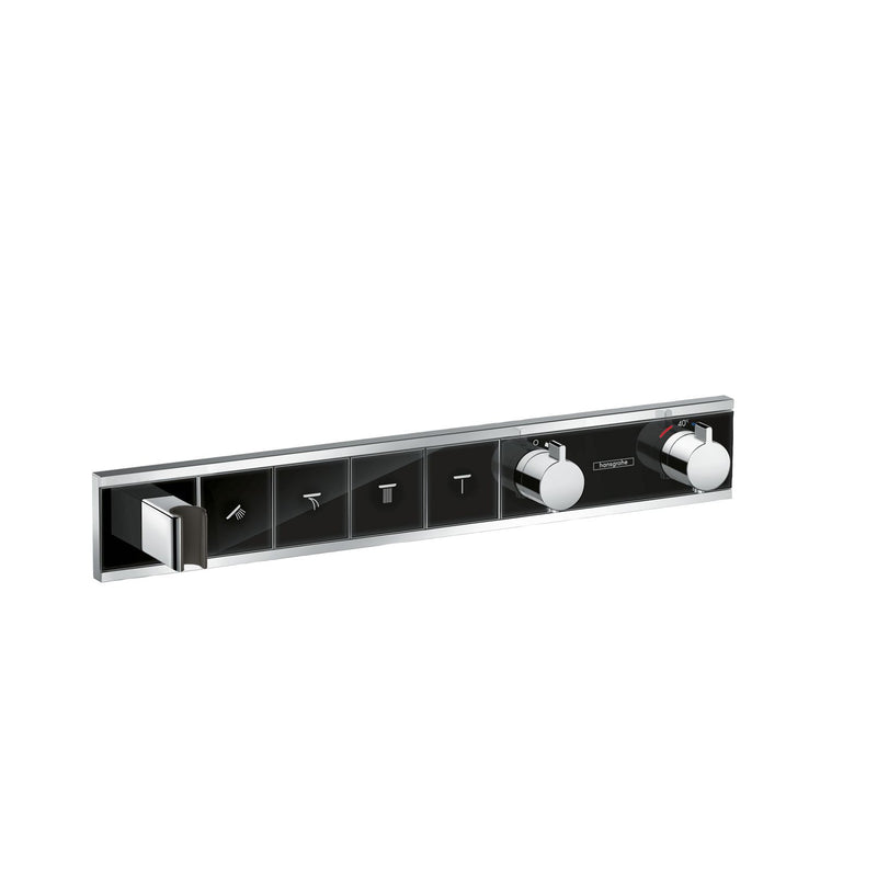 Hansgrohe - Thermostat UP RAINSELECT Fertigset 4 Verbraucher schwarz/chrom