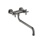 Dornbracht - Wand-Brückenbatt. TARA 31151892 Dark Platinum gebürstet
