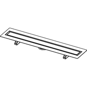 TECE SE - TECEdrainline Rinne gerade f. Naturstein 800mm mit Seal System Dichtband