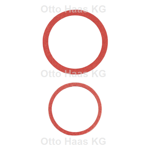 Otto Haas KG - Vulkanfiber-Ringe 1/2,8x14x1mm f.Überwurfmuttern, p.Stück
