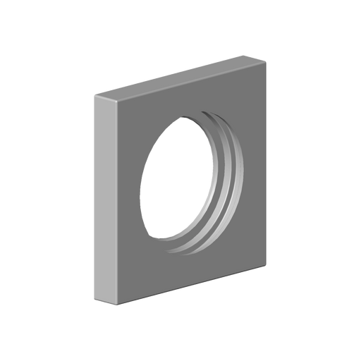 Dornbracht - Rosette Ersatzteile 092778040 60 x 60 x 9 x D. 35 mm platin