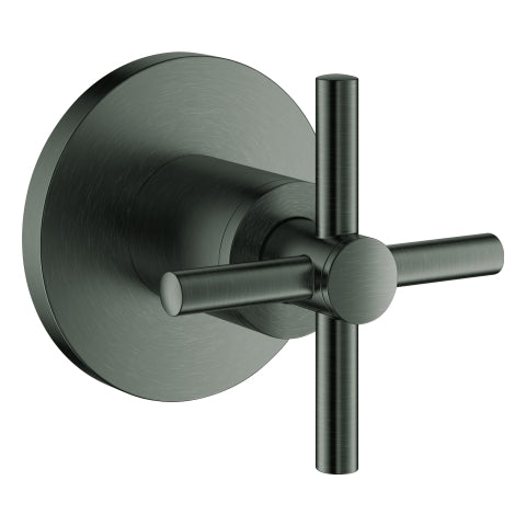 Grohe - UP-Ventil-Oberbau Atrio 29396 Kreuz-Griff hard graphite gebürstet