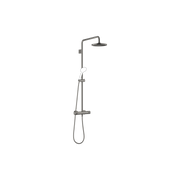 Dornbracht - Showerpipe mit Brause-Thermostat Regenbrause D.220mm, Dark Platinum geb